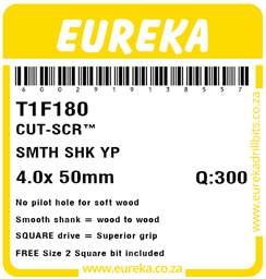 T1F180 - Cut Screw -T1F180_Label_T